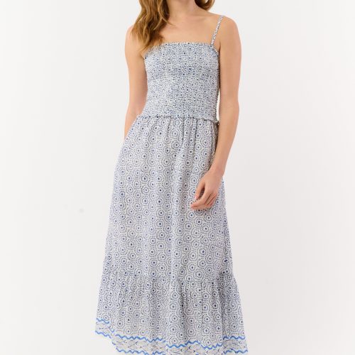 Naolin Fish Border Briar Dress
