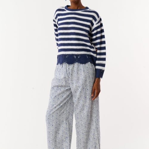 Naolin Fish Border Caspian Pant