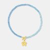 Flower Charm Beaded Necklace