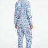 Newport Beach Monkey Long Sleeve Polo Pajamas