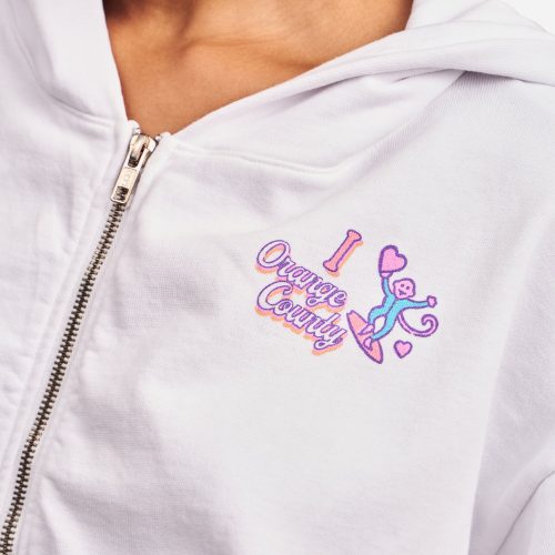 O.C. Monkey Cropped Zip Up