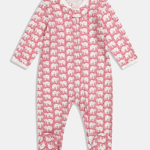 Infant Hathi Zipper Footie
