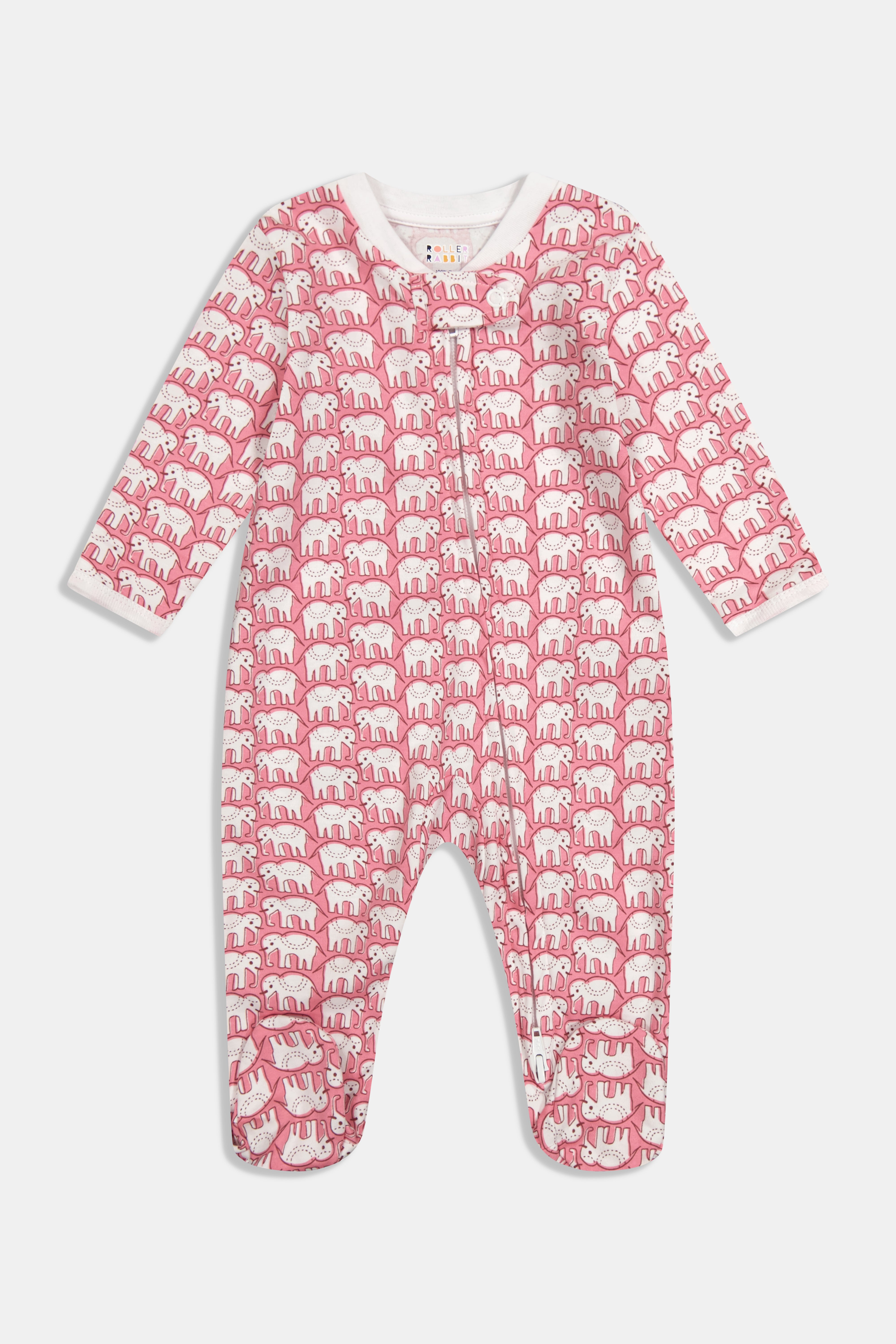 Infant Hathi Zipper Footie