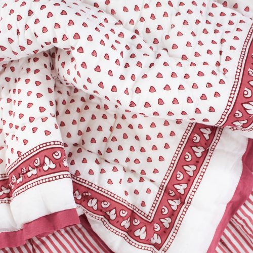 Hearts Baby Quilt