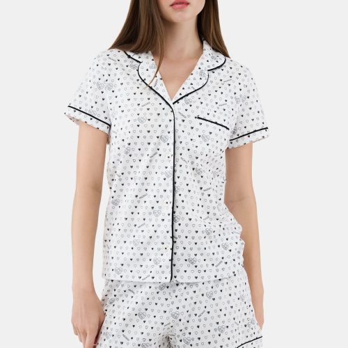 Quilted Hearts Polo Pajamas