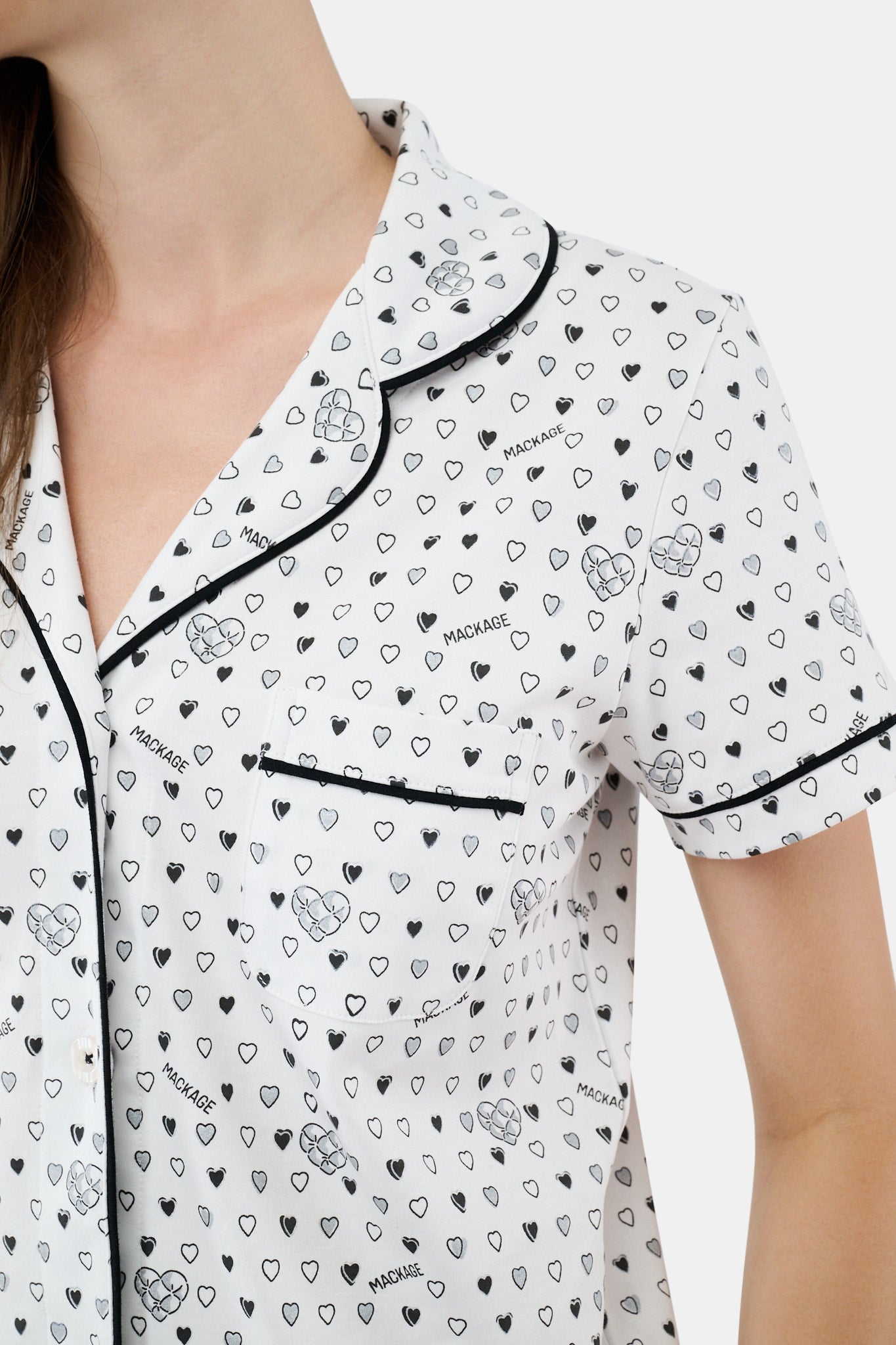 Quilted Hearts Polo Pajamas