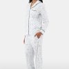 Quilted Hearts Long Sleeve Polo Pajamas