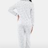 Quilted Hearts Long Sleeve Polo Pajamas