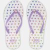 Disco Hearts Flip Flops