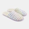 Disco Hearts Quilted Slippers