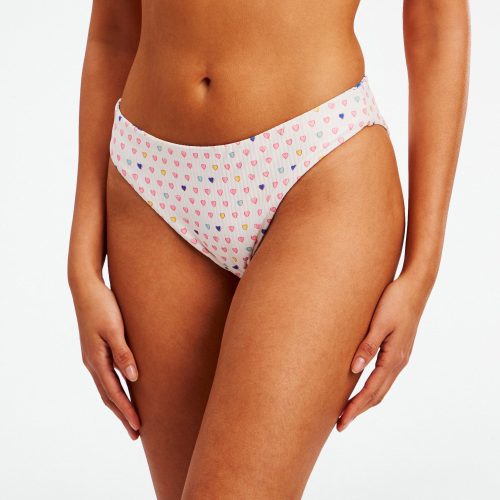 Pop Hearts/Riviera Wake Reversible Bikini Bottom