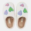 Disco Hearts Fuzzy Slippers