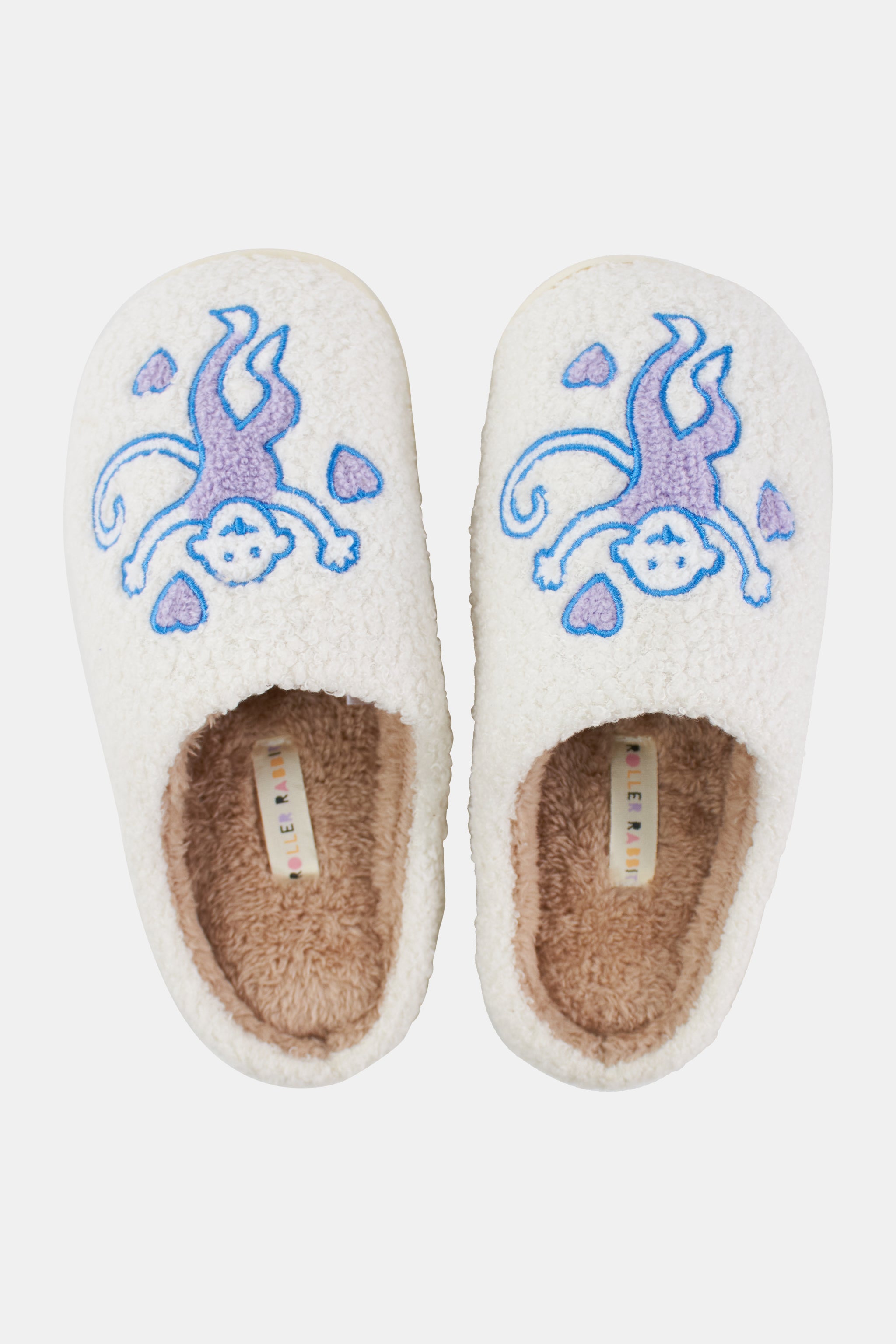 Monkey Fuzzy Slippers