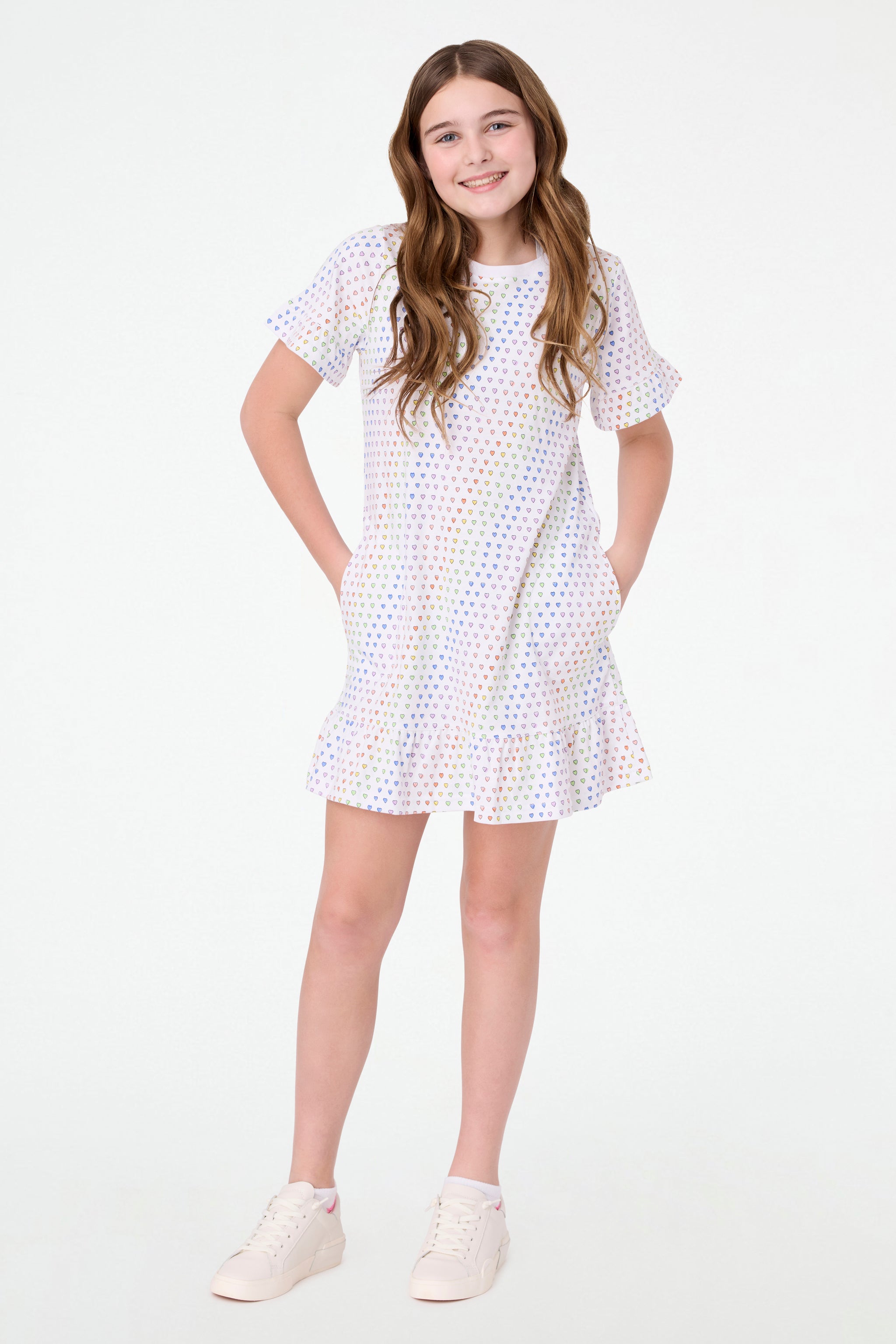 Girls Disco Hearts Esme Dress