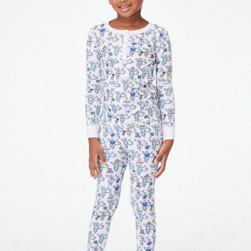 Kids Charleston Monkey Pajamas