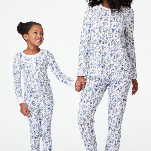 Kids Charleston Monkey Pajamas