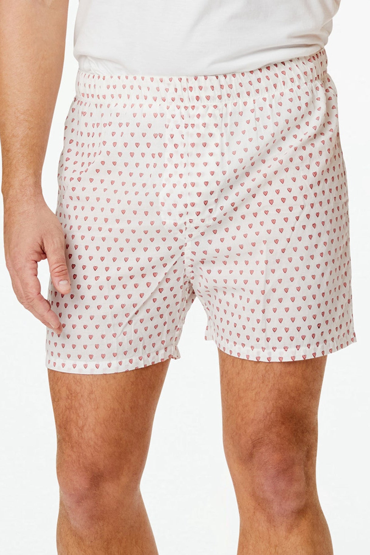 Mens Hearts Boxer Set