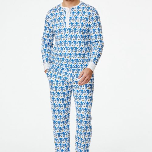 Mens Monkey Spencer Pajamas