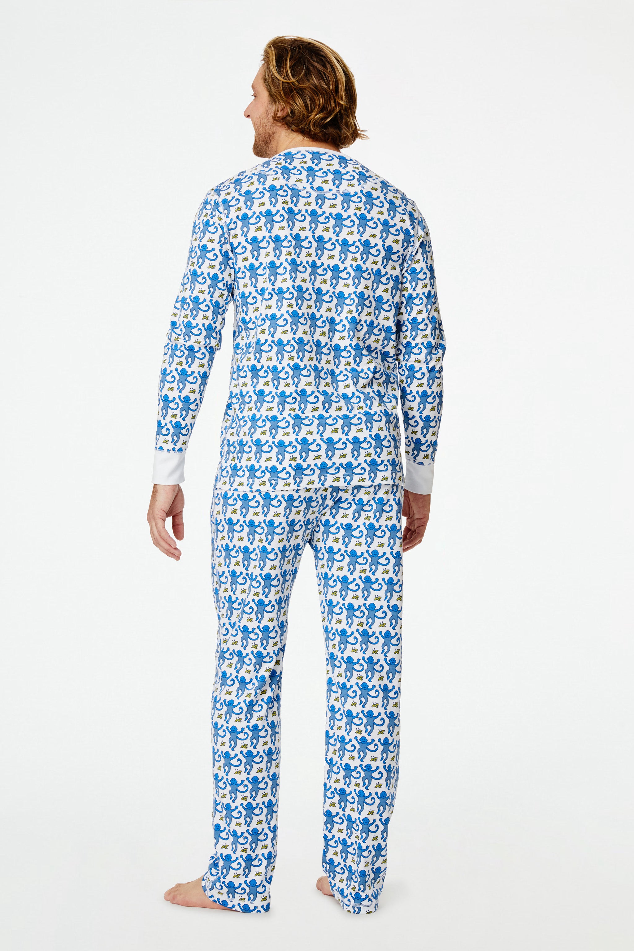 Mens Monkey Spencer Pajamas