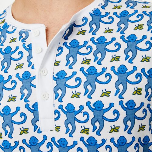 Mens Monkey Spencer Pajamas