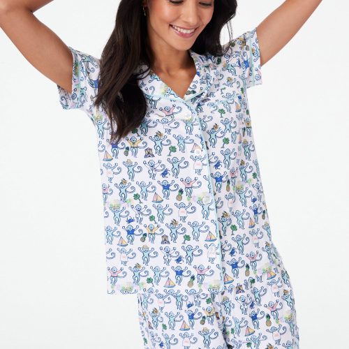 Charleston Monkey Polo Pajamas