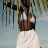 Fish Stripe/Ruban Serena Bikini Top
