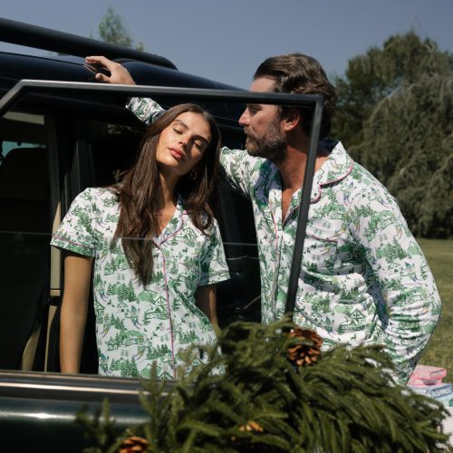 Ski Toile Polo Pajamas
