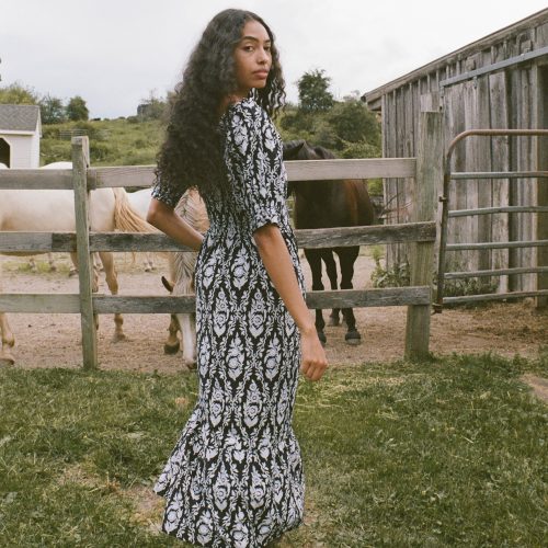 Trellis Floral Maren Dress