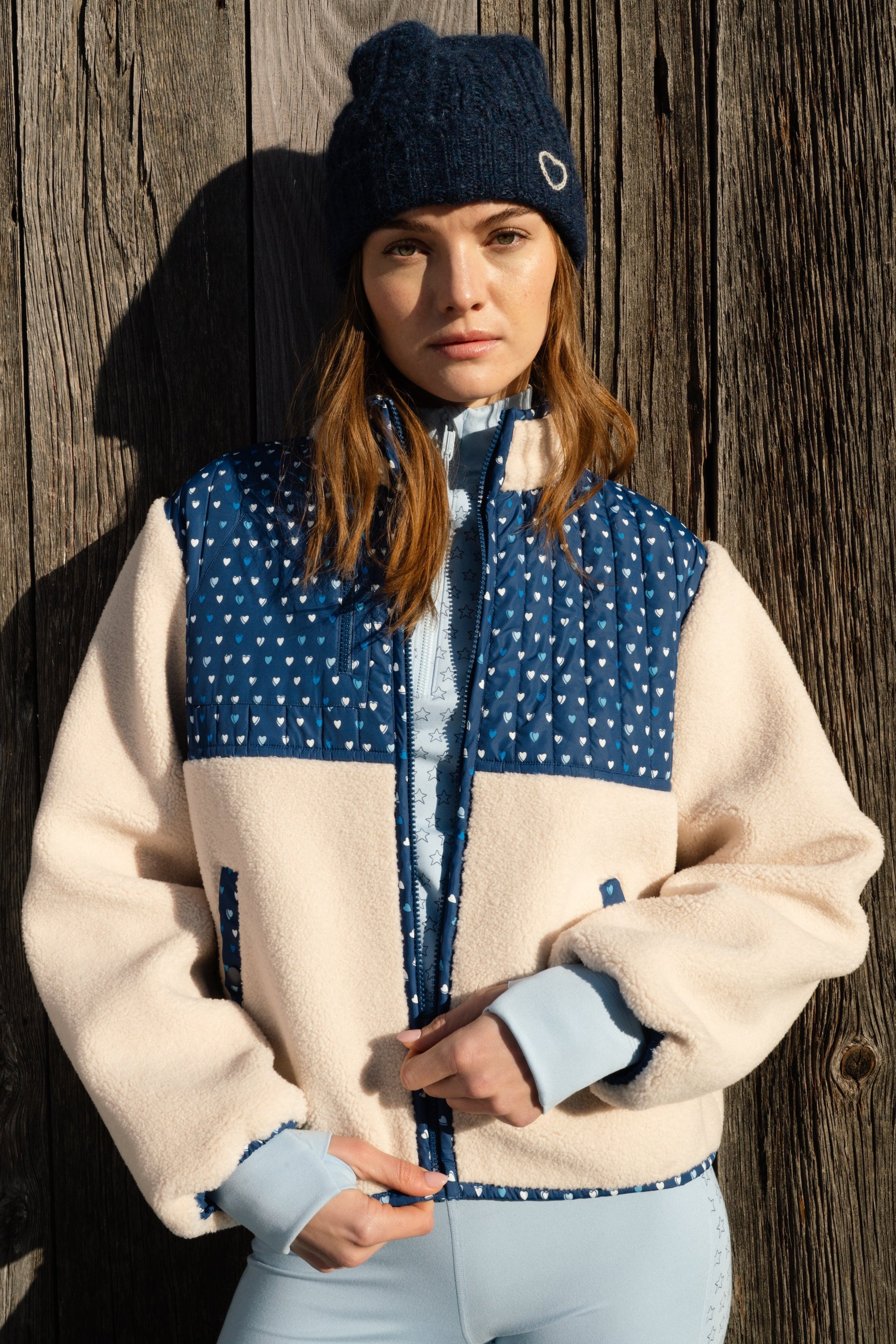 Pop Hearts Marina Fleece Jacket