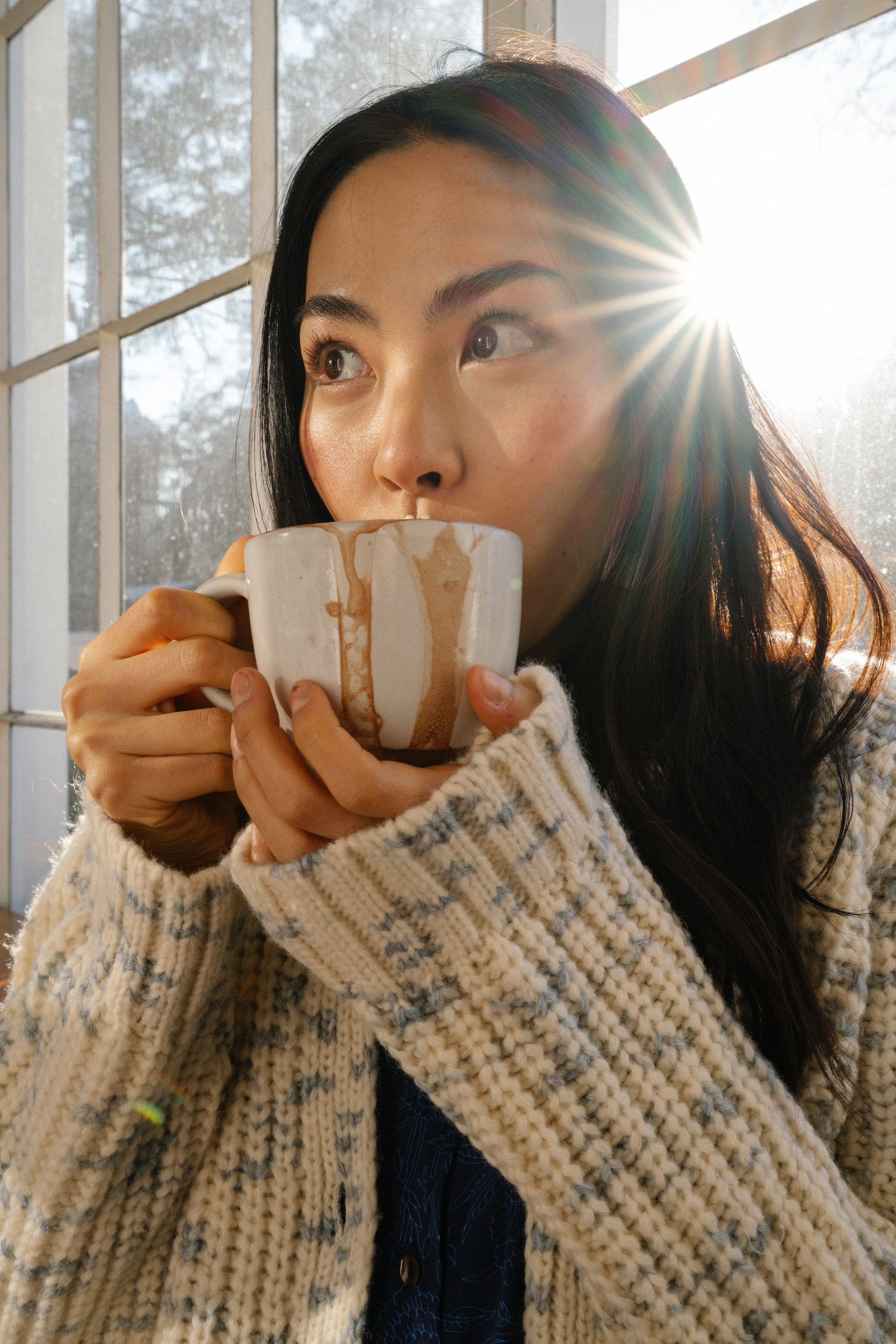 Space Dye Dhalia Cardigan