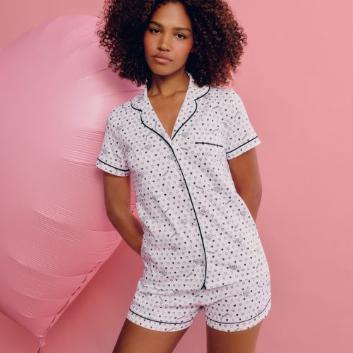 Quilted Hearts Polo Pajamas
