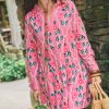 Trellis Floral Embroidery Emory Dress