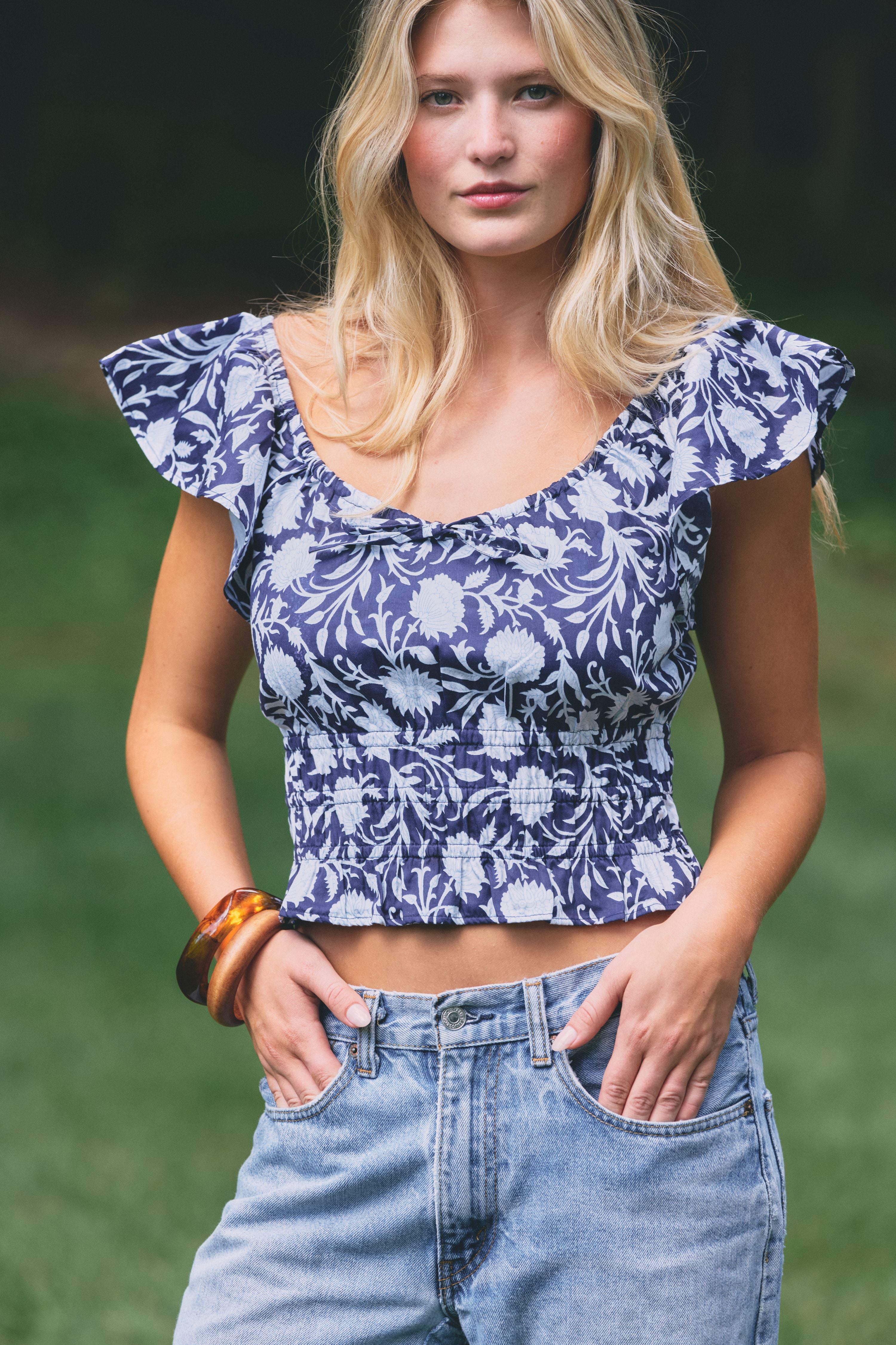 Morris Floral Reese Top