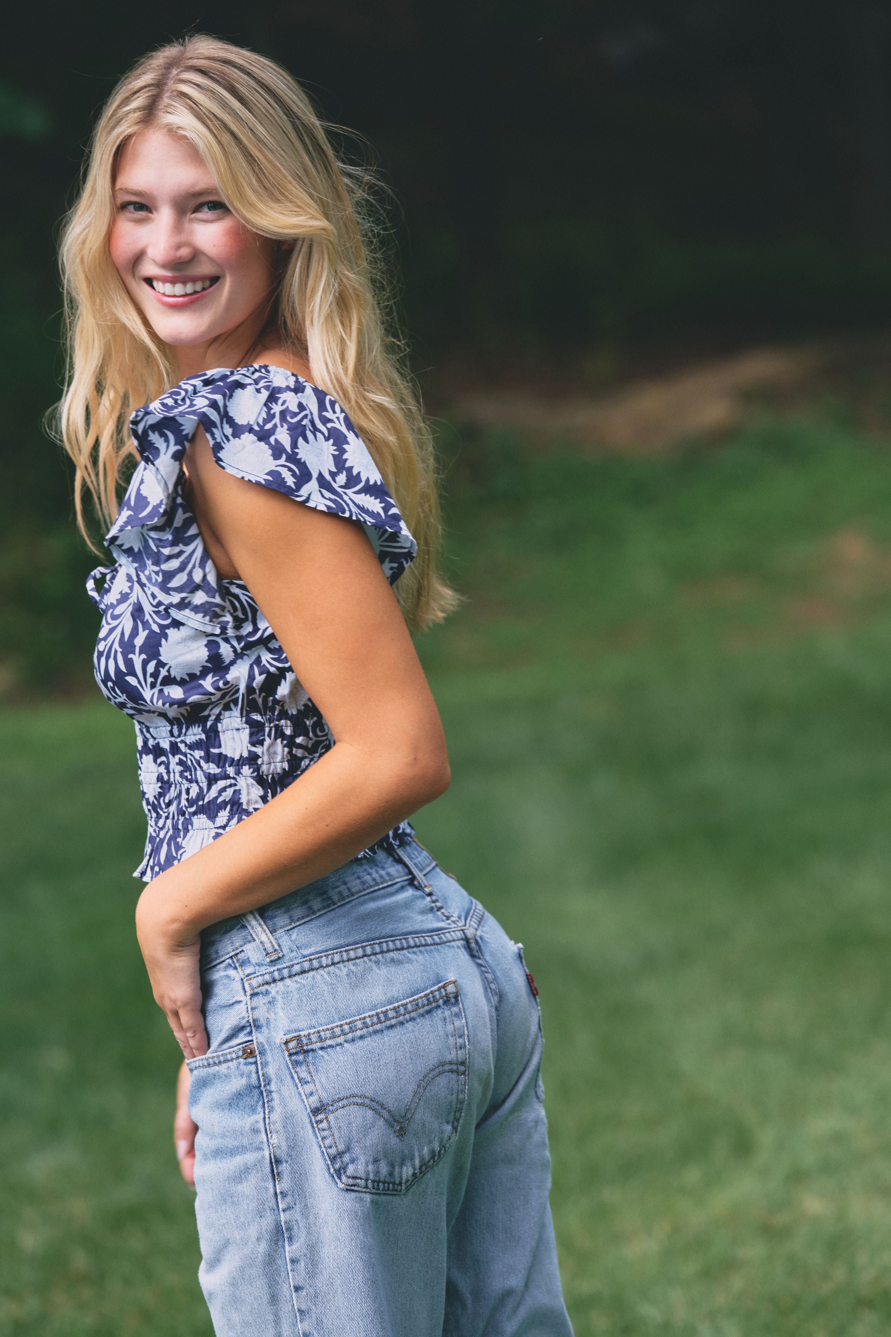 Morris Floral Reese Top