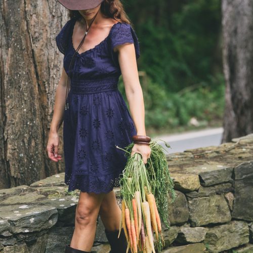 Eyelet Pipette Dress