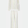 Palm Dreams Long Sleeve Polo Pajamas