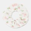 Mini Monkey Blossom/Daisy Heart Stripe Scrunchie S