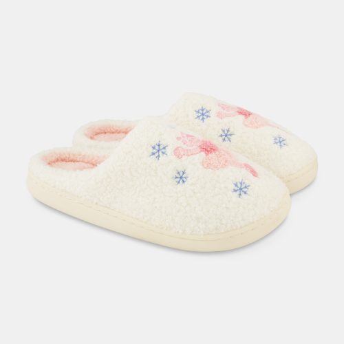 Sugarplum Monkey Fuzzy Slippers