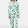 Ski Toile Long Sleeve Polo Pajamas