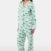 Ski Toile Long Sleeve Polo Pajamas