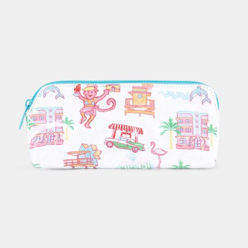 Miami Monkey Makeup Bag