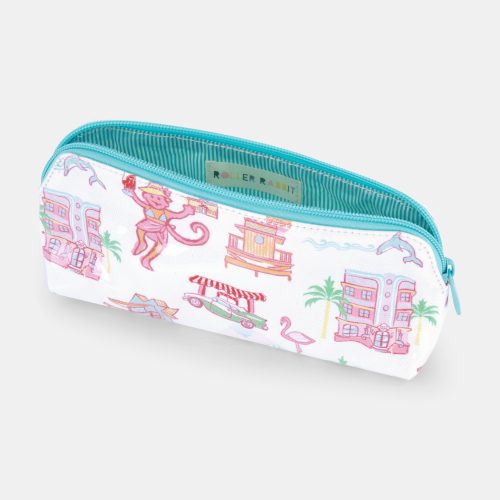 Miami Monkey Makeup Bag