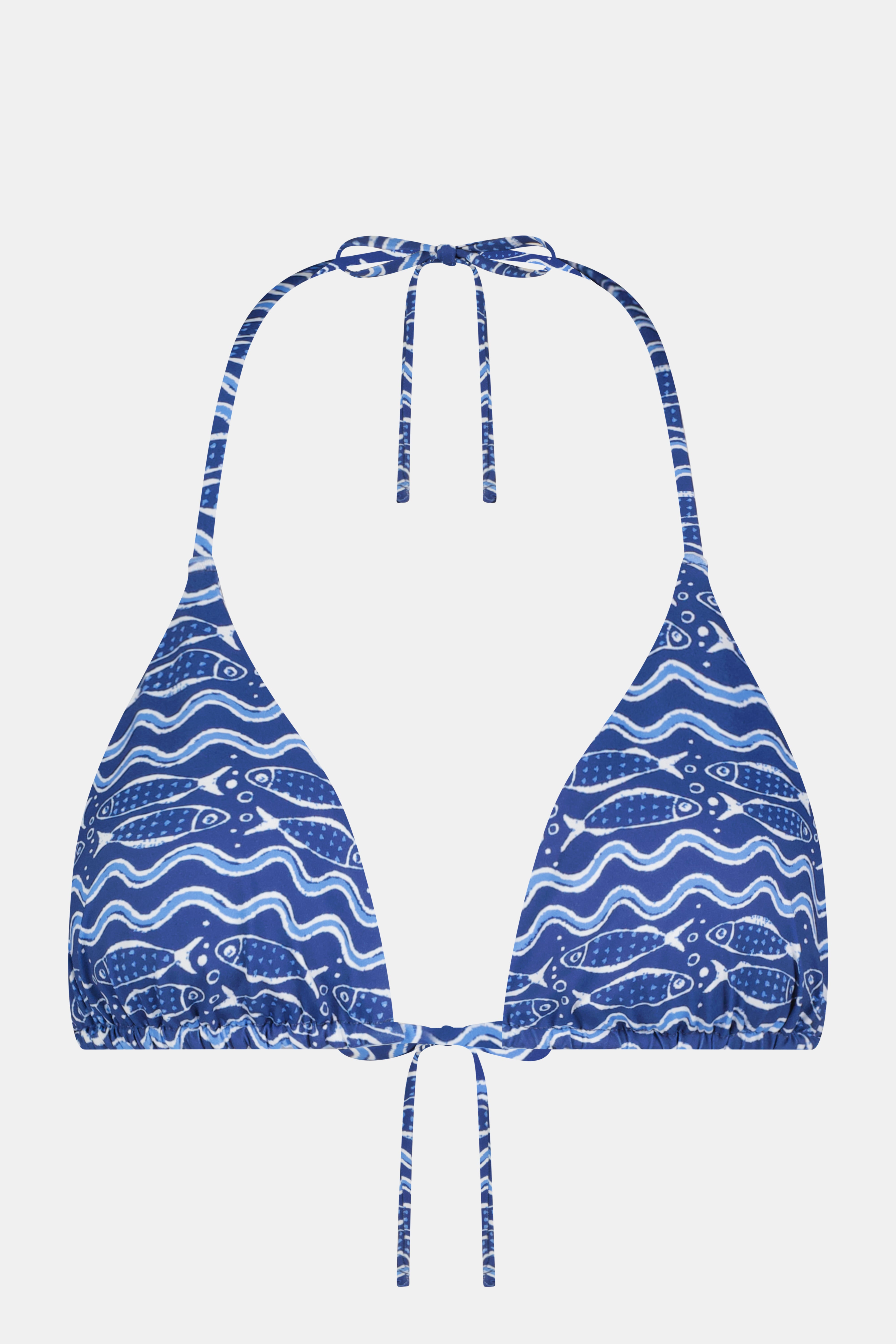 Fish Stripe/Ruban Serena Bikini Top