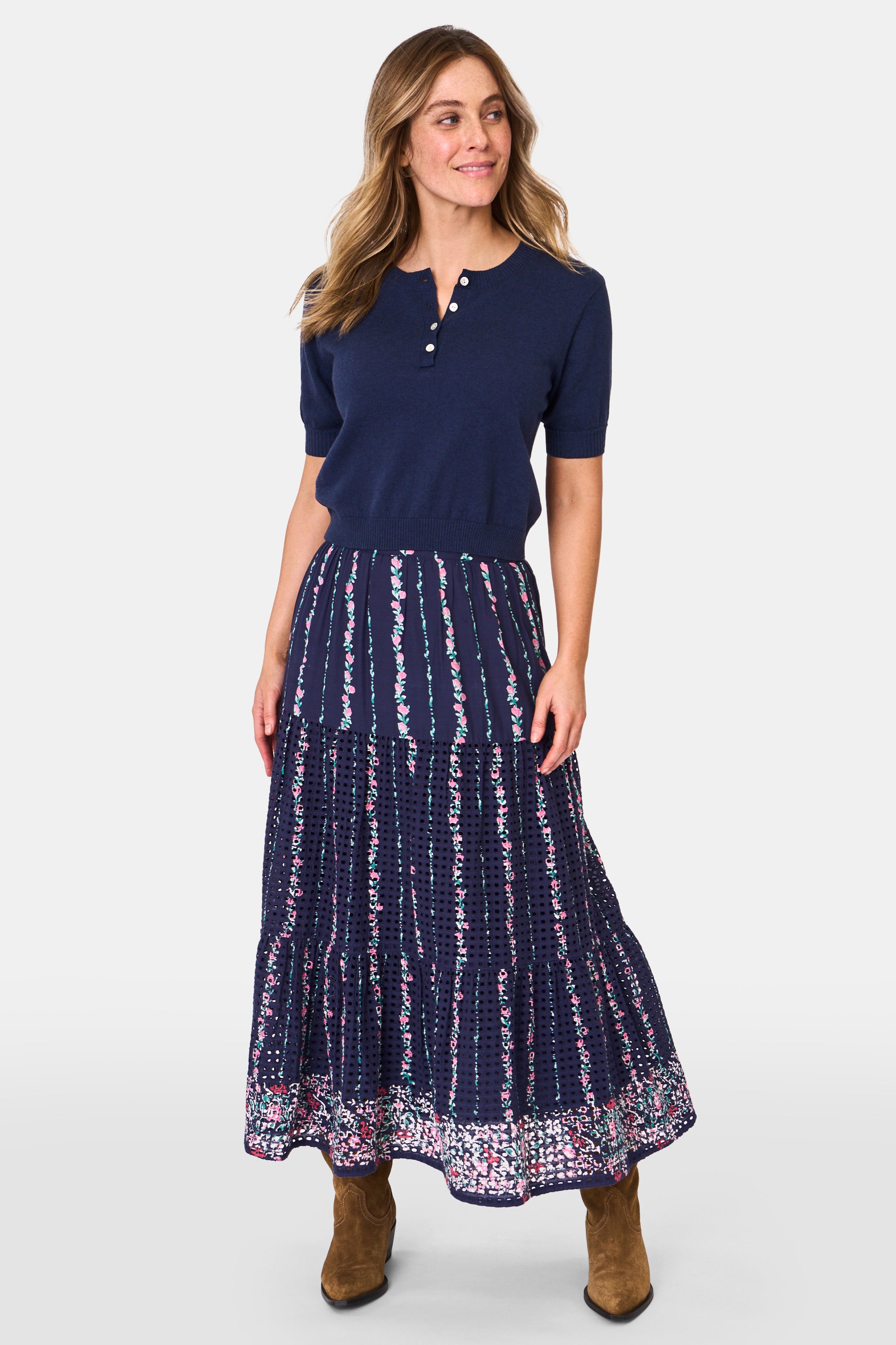 Alba Eyelet Carlisa Skirt