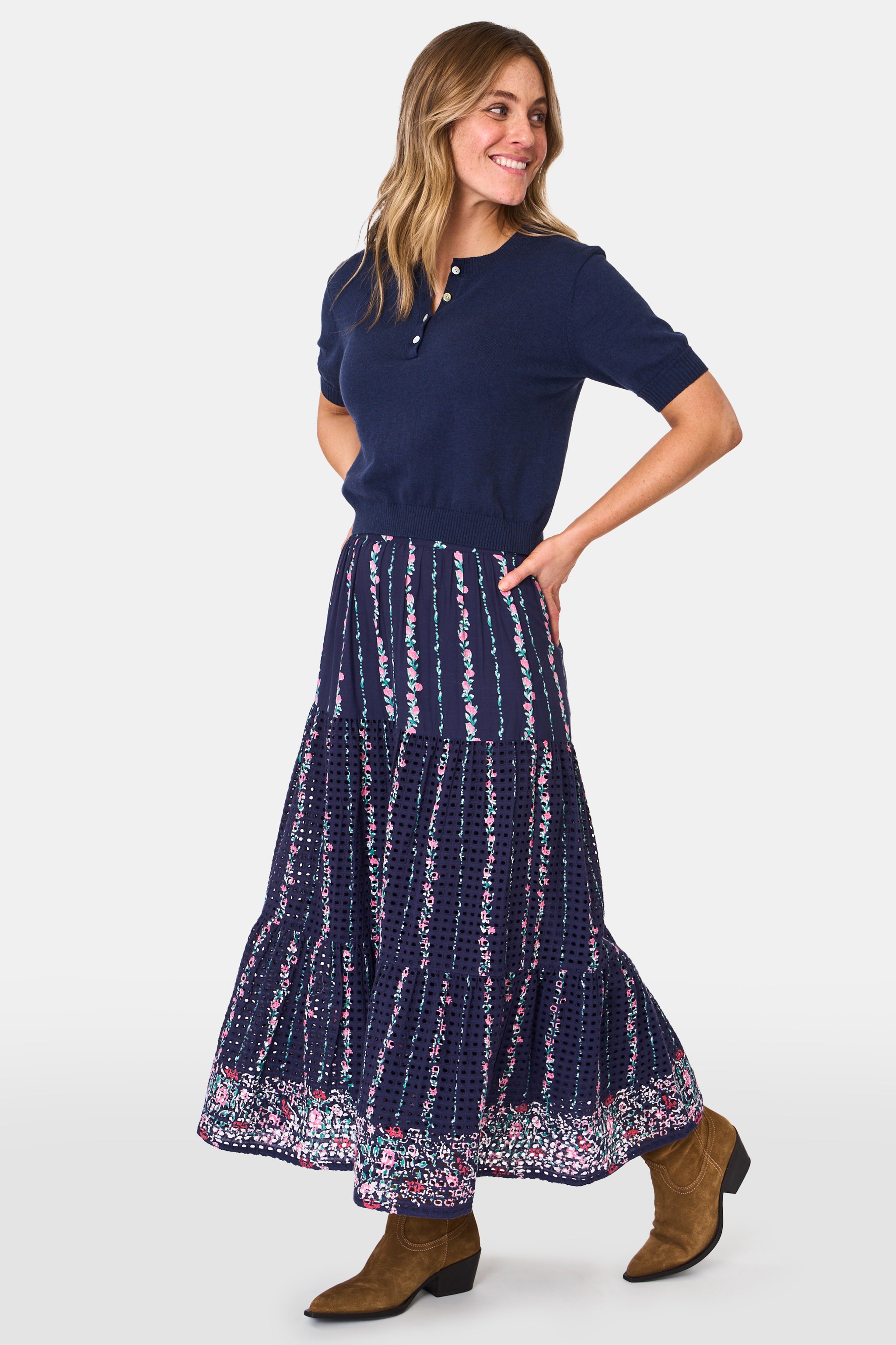 Alba Eyelet Carlisa Skirt