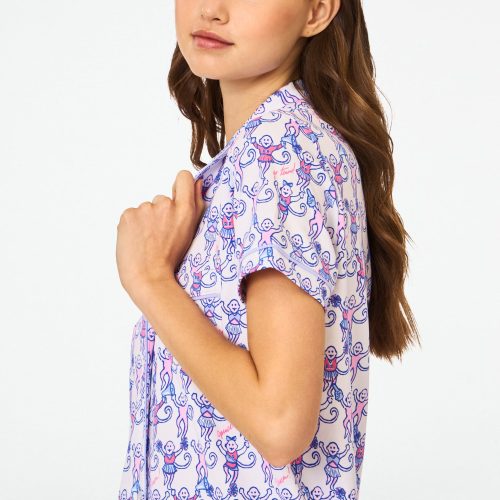 Cheer Monkey Polo Pajamas