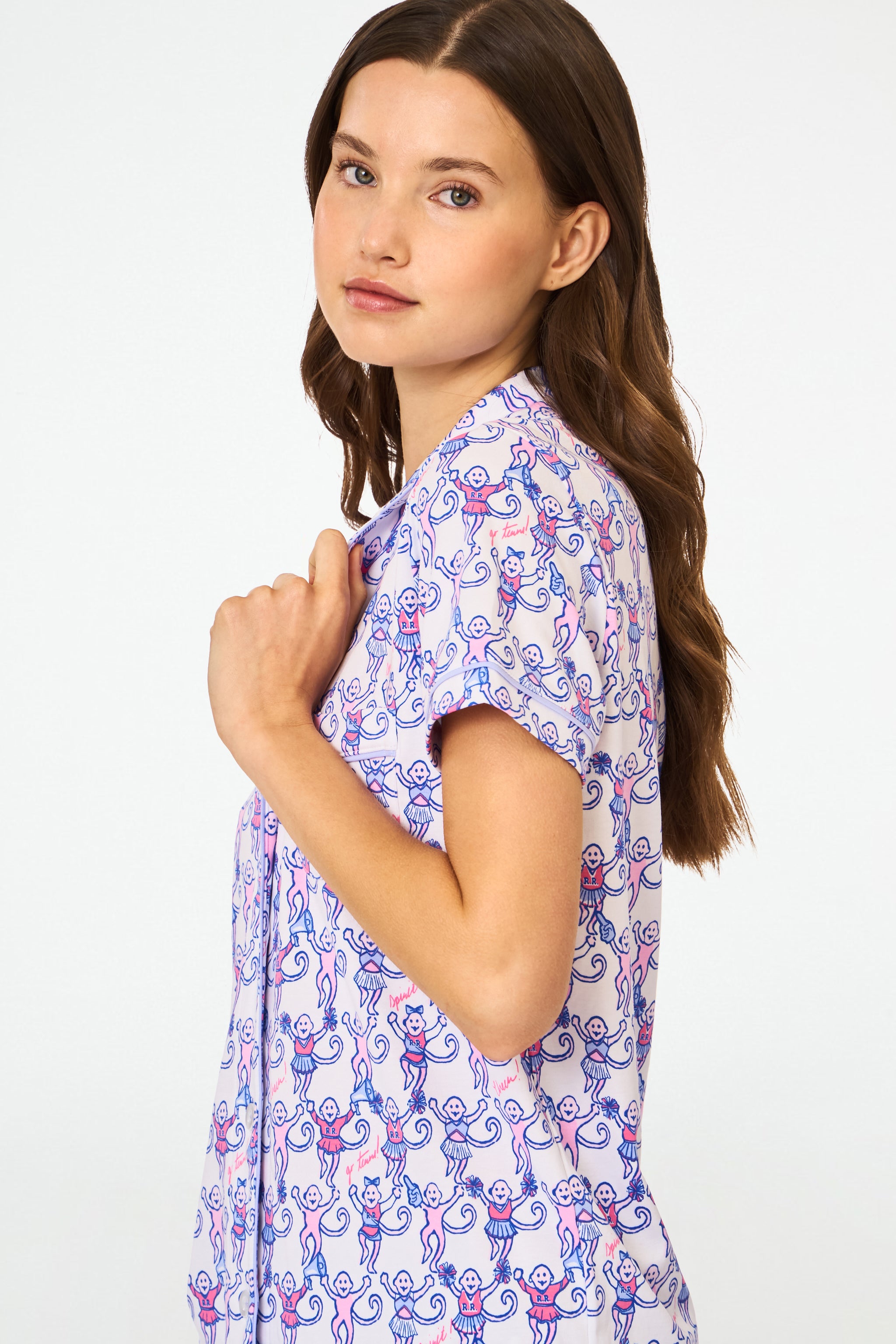 Cheer Monkey Polo Pajamas