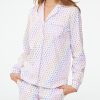 Disco Hearts Long Sleeve Polo Pajamas