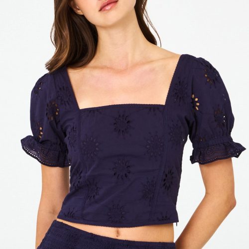 Eyelet Kayla Top