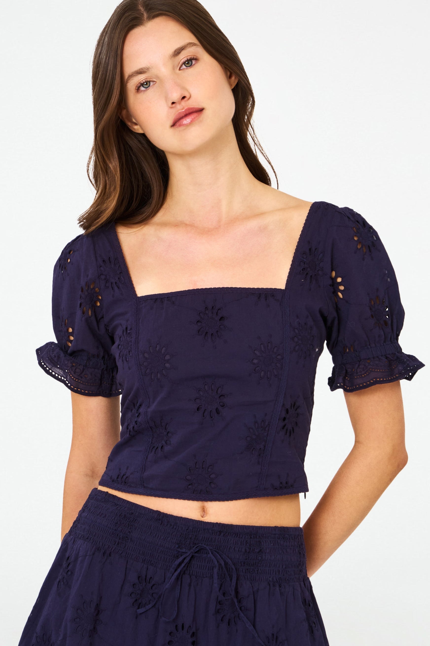 Eyelet Kayla Top